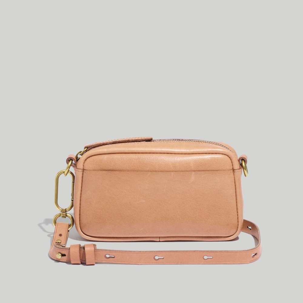 Madewell The Leather Carabiner Mini Crossbody Bag